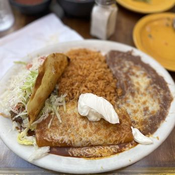 Bertha Miranda’s signature dishes The Patriot PlateFajitasFlautas